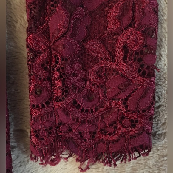Raspberry red lace Ever New dress - Picture 6 of 9